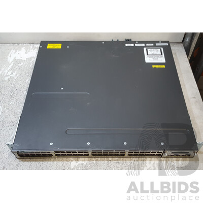 Cisco Catalyst (WS-C3750X-48PF-S) 3750-X Series PoE+ 48-Port Stackable Gigabit Ethernet Switch