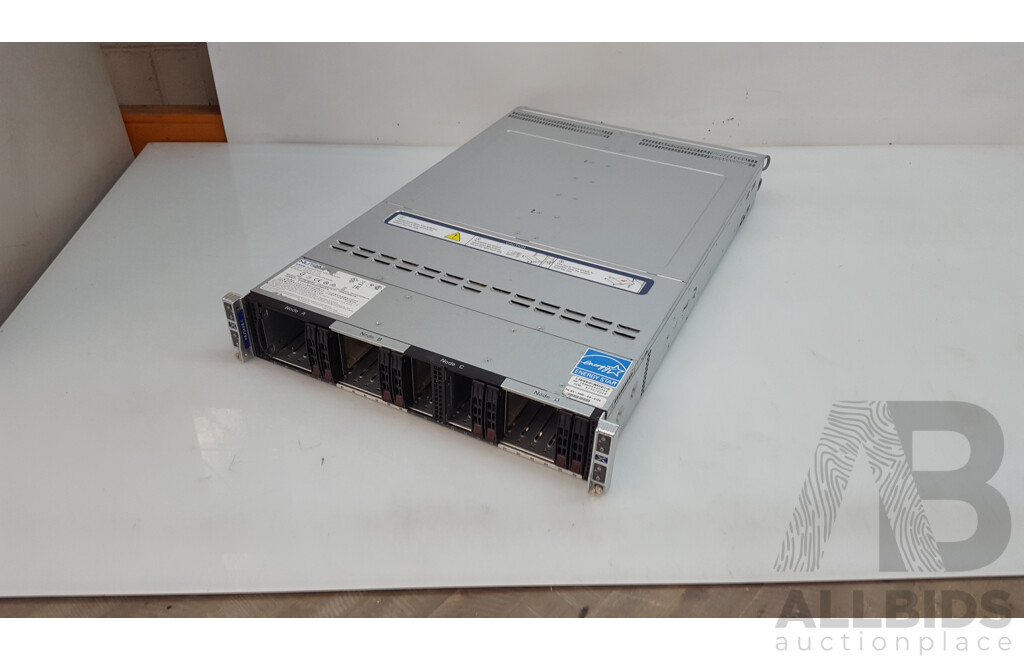 Nutanix (NXS2U4NS24G600) 4-Slot Multi-Node w/ 4 x Supermicro (X11DPT-B-G6-NI22) Dual Intel Xeon GOLD (6126) 2.60GHz-3.70GHz 12-Core CPU 384GB DDR4 Nodes
