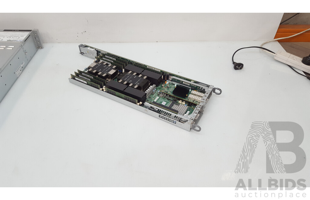 Nutanix (NXS2U4NS24G600) 4-Slot Multi-Node w/ 4 x Supermicro (X11DPT-B-G6-NI22) Dual Intel Xeon GOLD (6126) 2.60GHz-3.70GHz 12-Core CPU 384GB DDR4 Nodes