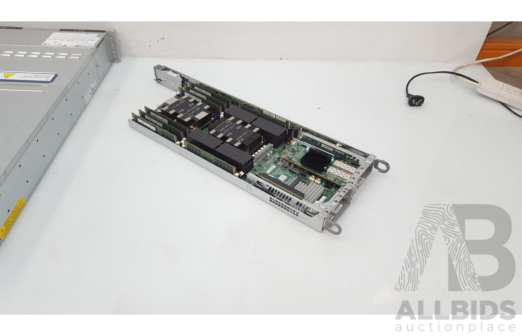 Nutanix (NXS2U4NS24G600) 4-Slot Multi-Node w/ 4 x Supermicro (X11DPT-B-G6-NI22) Dual Intel Xeon GOLD (6126) 2.60GHz-3.70GHz 12-Core CPU 384GB DDR4 Nodes