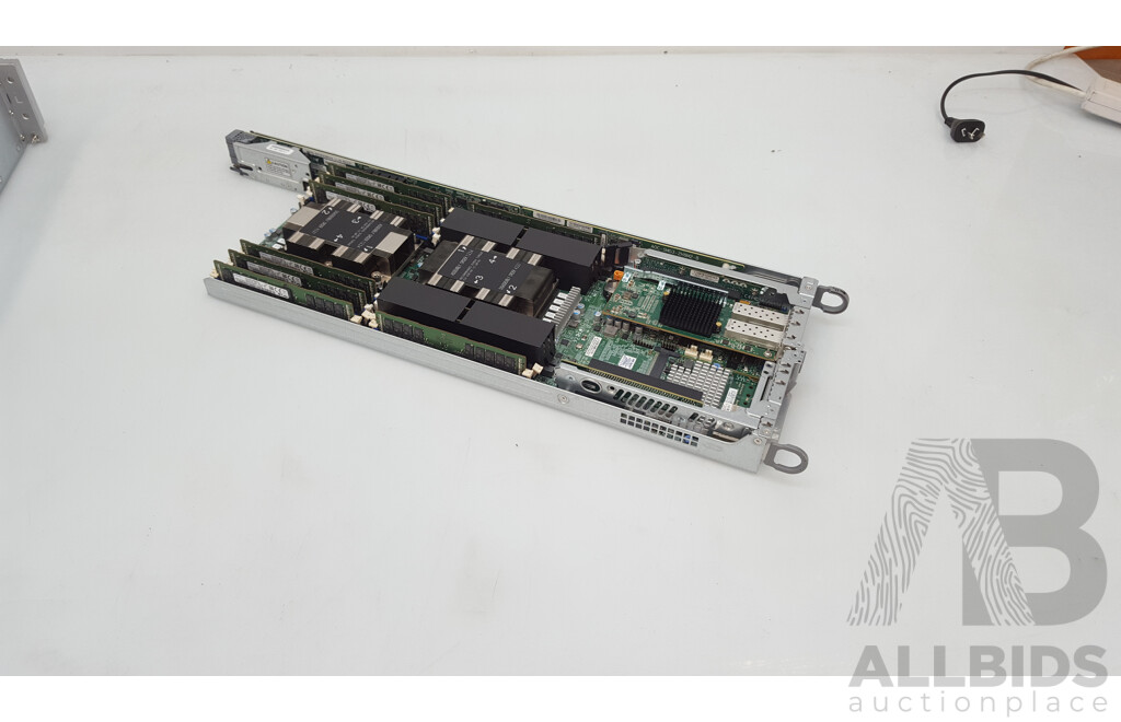 Nutanix (NXS2U4NS24G600) 4-Slot Multi-Node w/ 4 x Supermicro (X11DPT-B-G6-NI22) Dual Intel Xeon GOLD (6126) 2.60GHz-3.70GHz 12-Core CPU 384GB DDR4 Nodes