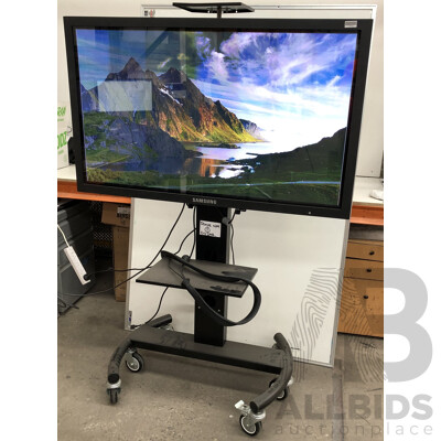 Samsung (P50HP-2) 50-Inch Plasma Display w/ Mobile Trolley Mount