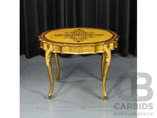 Vintage Italian Florentine Style Occasional Table