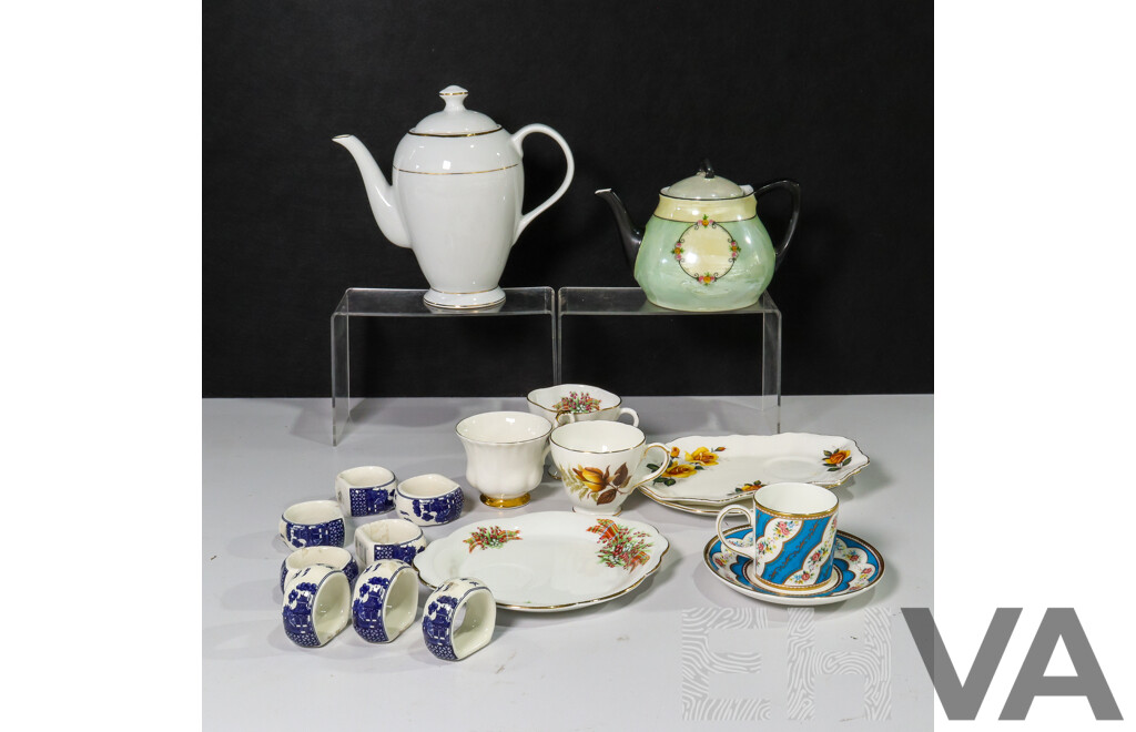 18 Piece Collection of Tableware by Variety of Makers Including Limited Edition Coalport, Duchess, Windsor and Royal Albert