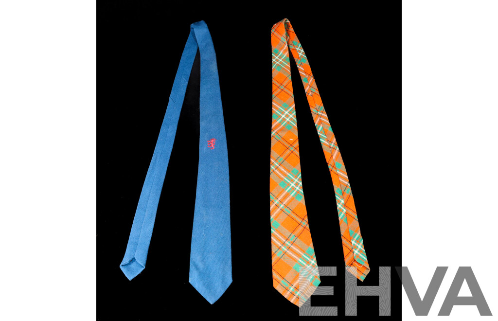 2 Pure-Wool Scottish-Tartan Ties Made in Scotland