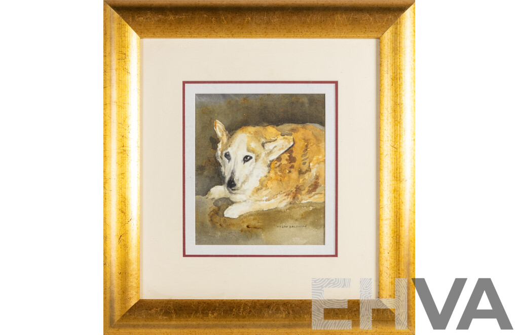 Helen Baldwin, (20th Century, Australian, 1912-2021), Wentworth, Wonderful Original Watercolour, 53W x 56H cm (frame)