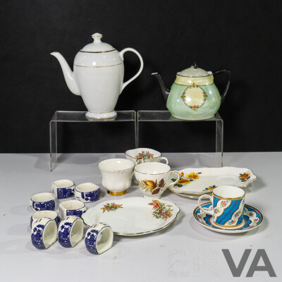 18 Piece Collection of Tableware by Variety of Makers Including Limited Edition Coalport, Duchess, Windsor and Royal Albert
