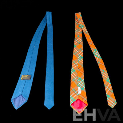 2 Pure-Wool Scottish-Tartan Ties Made in Scotland