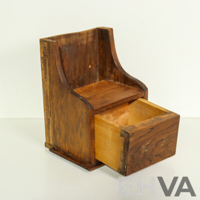 Wall Hung Timber Box