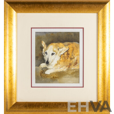 Helen Baldwin, (20th Century, Australian, 1912-2021), Wentworth, Wonderful Original Watercolour, 53W x 56H cm (frame)