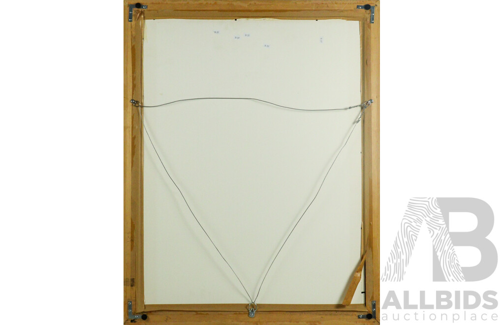 D'Arcy W. Doyle, (20th Century, Australian, 1932-2001), Captain Courageous [Allan Border], Original Colour Print, Limited Edition & Signed by Border and the Artist, 94 x 74 cm (frame)