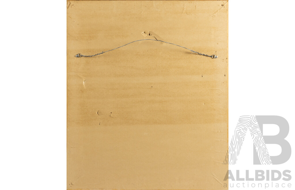 P.C. (20th Century< Dutch), Country Scene -Water  Reflections with Ducks, Original Oil on Canvas, 63 x 53 cm (frame)