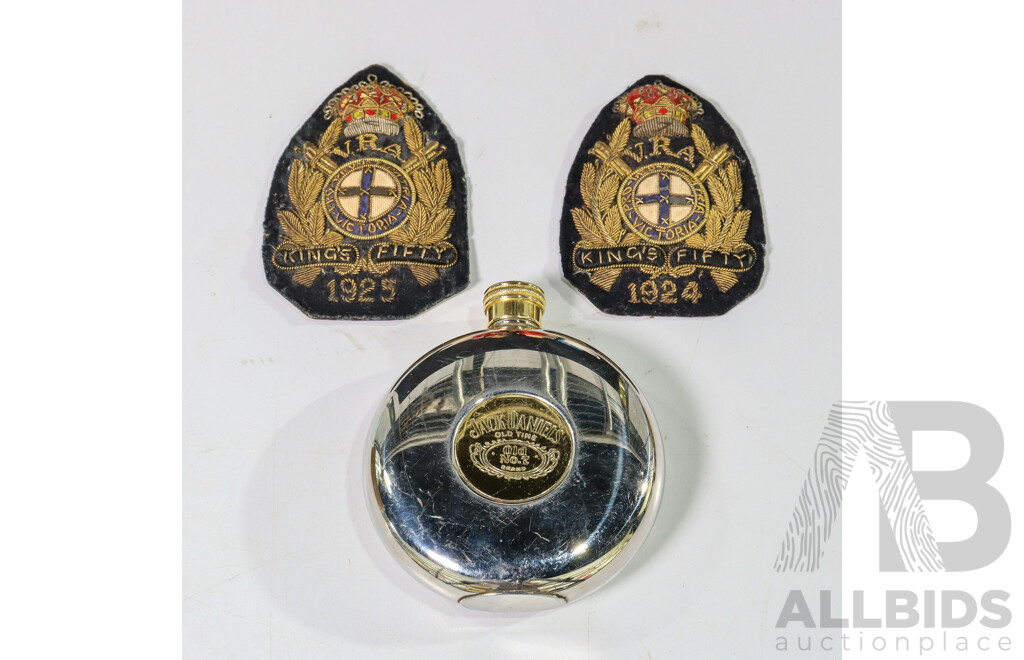 24 Piece Collection of Dinner Ware, Jack Daniels Flask and More