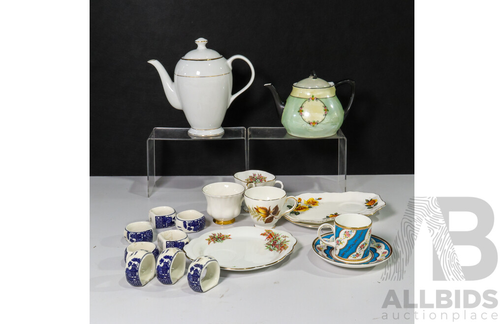 18 Piece Collection of Tableware by Variety of Makers Including Limited Edition Coalport, Duchess, Windsor and Royal Albert