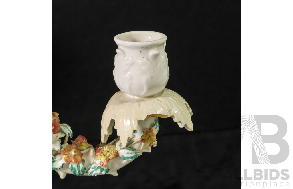 Pair of Floral Candle Stand Holders