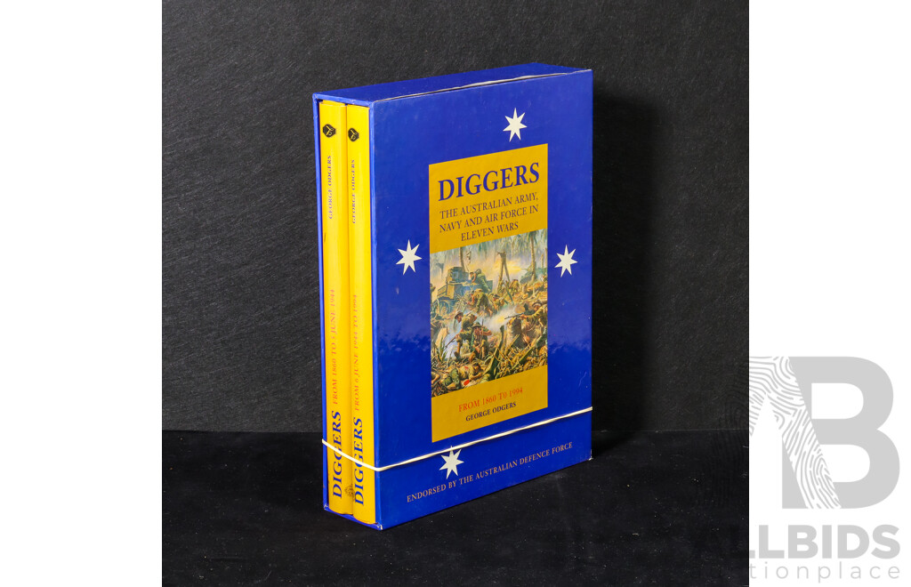 Set of 2 Diggers Books by George Odgers From 1860 to 1994
