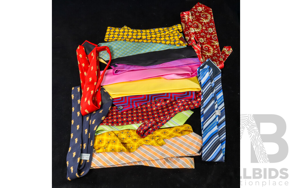 23 Various Polyester Ties