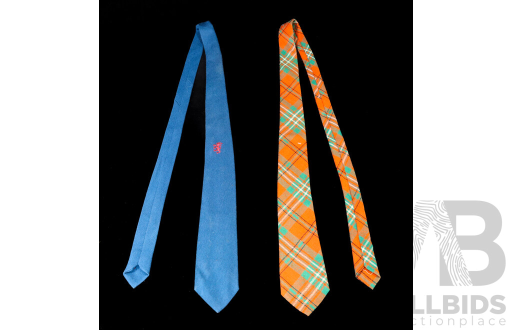 2 Pure-Wool Scottish-Tartan Ties Made in Scotland
