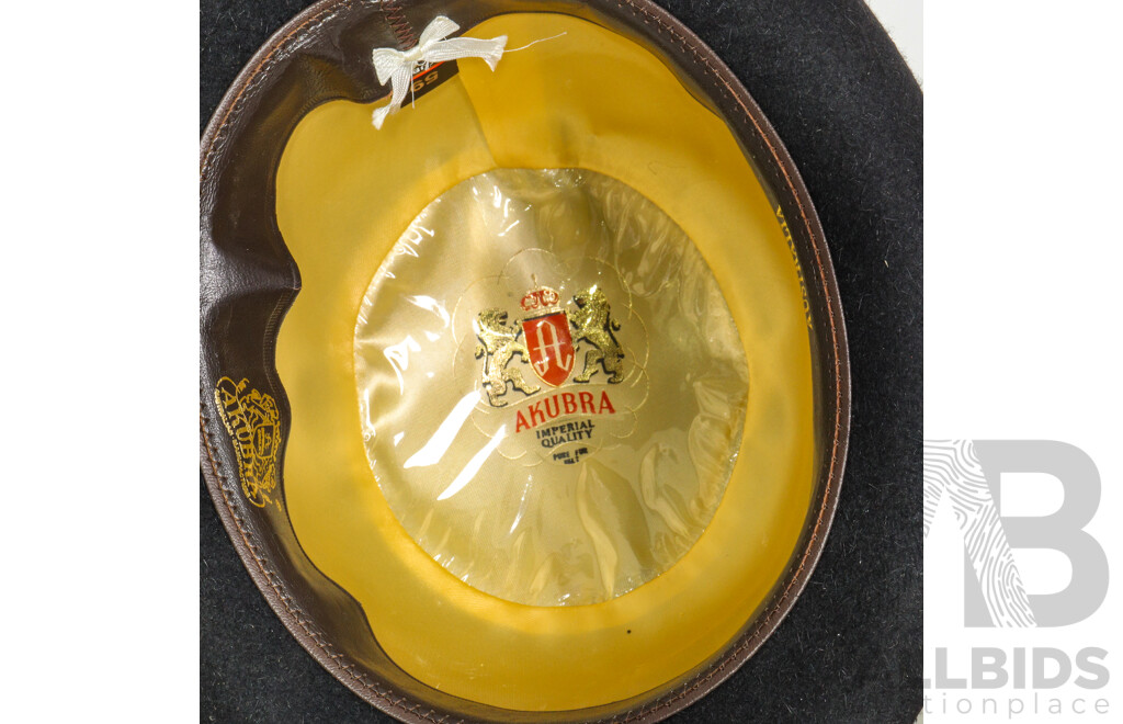 Australian Akubra Bowlers Hat and Gloves