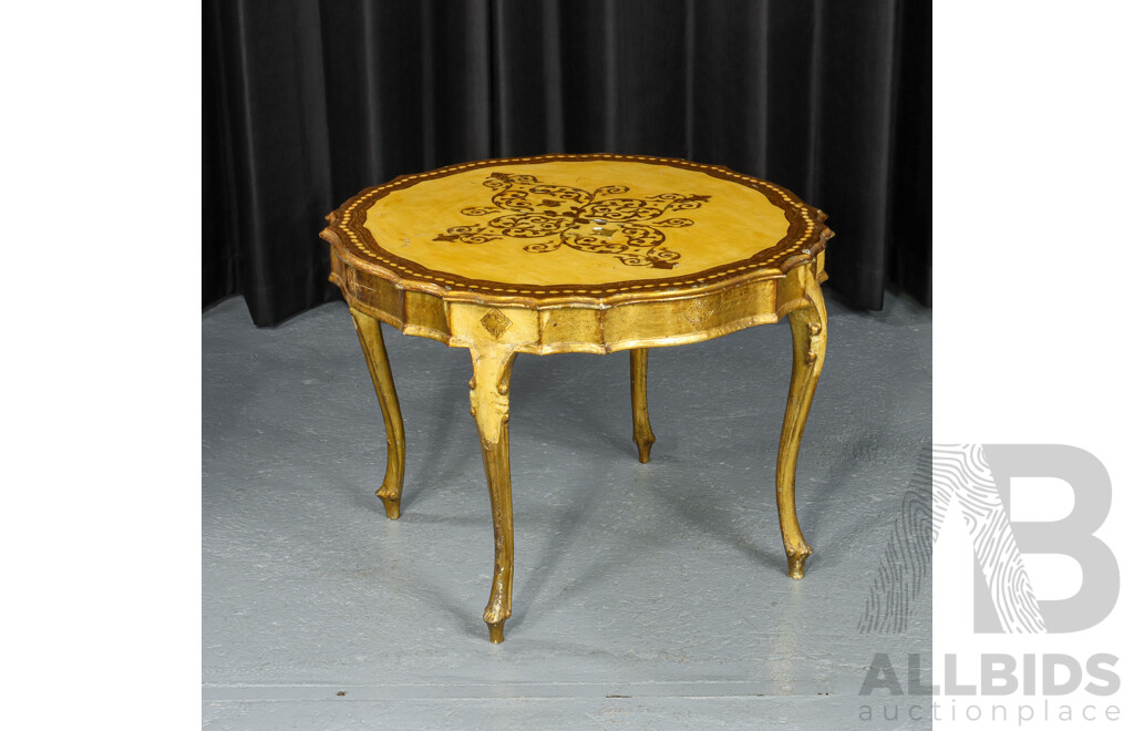 Vintage Italian Florentine Style Occasional Table