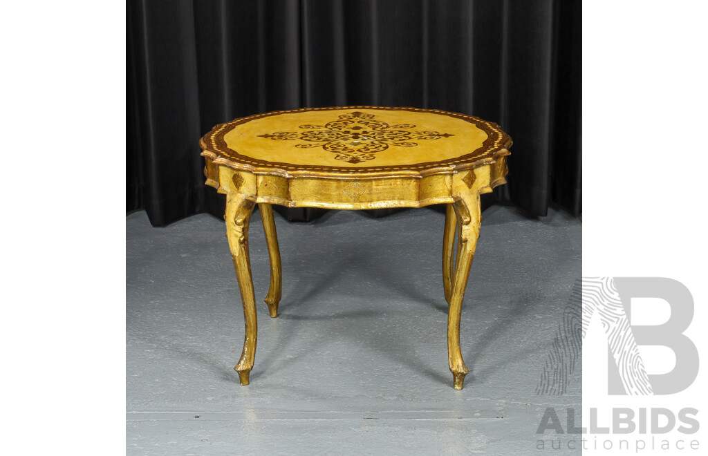 Vintage Italian Florentine Style Occasional Table