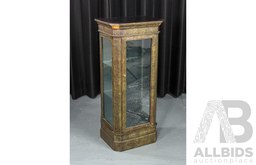 Reproduction Three Tier Timber Display Cabinet