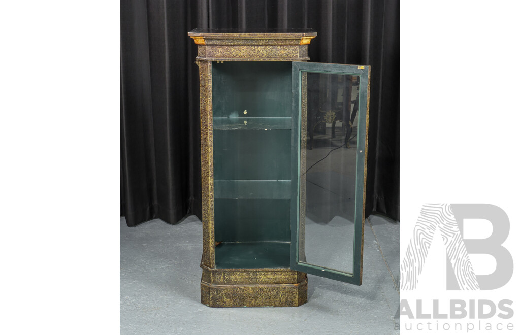 Reproduction Three Tier Timber Display Cabinet