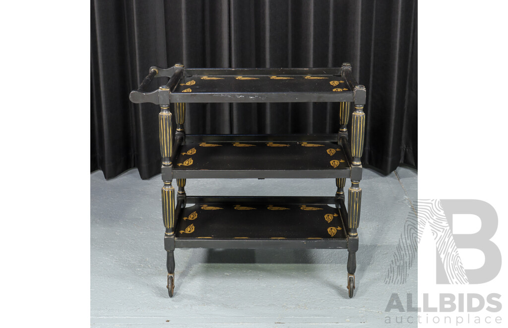Timber Three Tier Traymobile