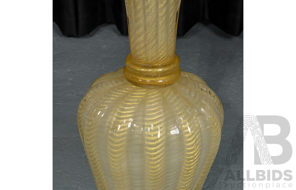 Large Italian Murano Art Glass Lamp