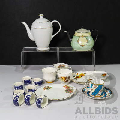 18 Piece Collection of Tableware by Variety of Makers Including Limited Edition Coalport, Duchess, Windsor and Royal Albert