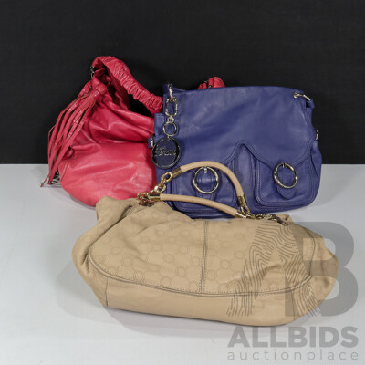 Set of Three Handbags