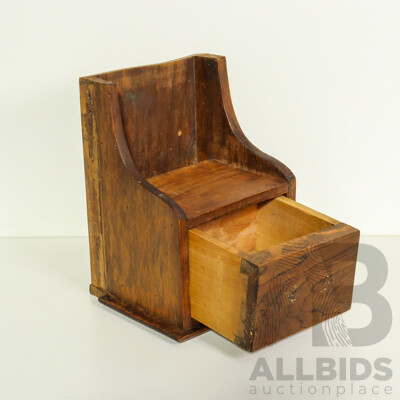 Wall Hung Timber Box