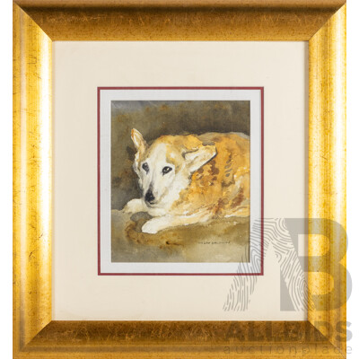 Helen Baldwin, (20th Century, Australian, 1912-2021), Wentworth, Wonderful Original Watercolour, 53W x 56H cm (frame)