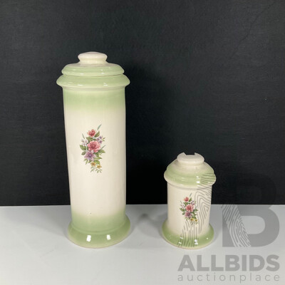 Ceramic Toilet Roll and Brush Holders