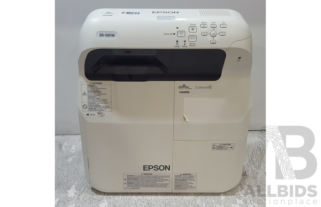 Epson (EB-685W) WXGA 3LCD Projector