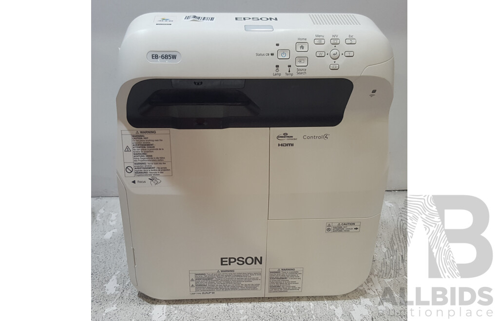 Epson (EB-685W) WXGA 3LCD Projector