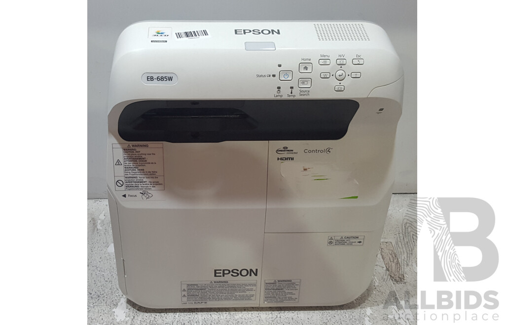 Epson (EB-685W) WXGA 3LCD Projector
