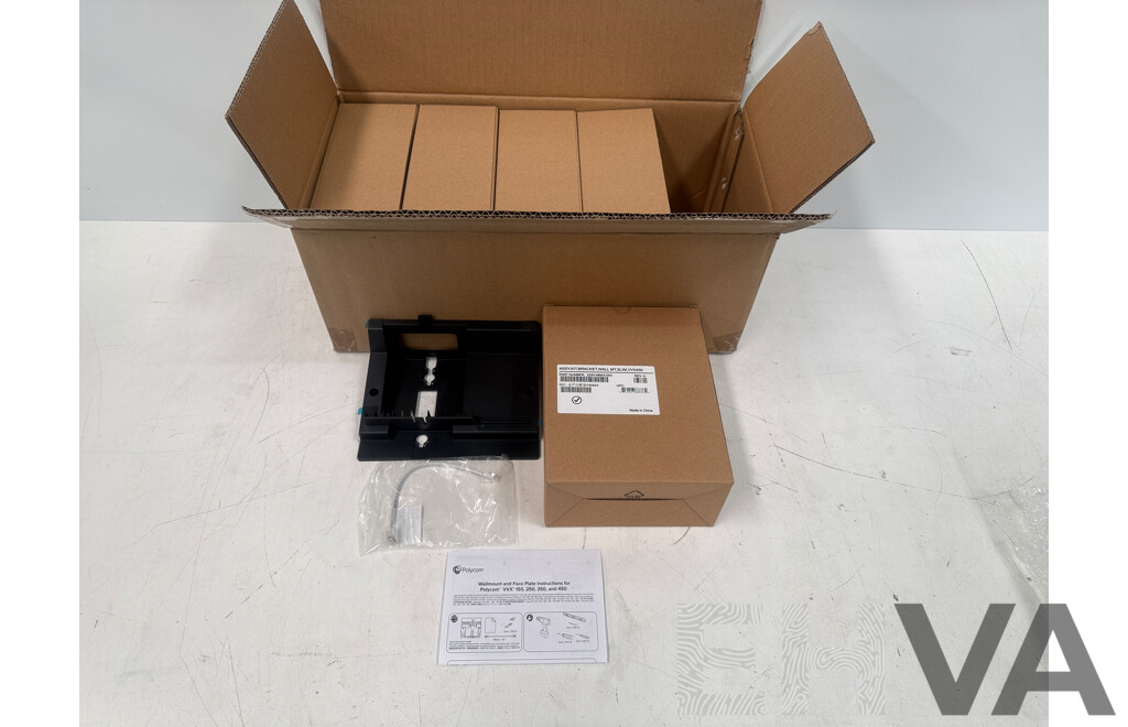 Polycom Wallmount and Face Plate - VVX 150 - 250 - 350 - 450