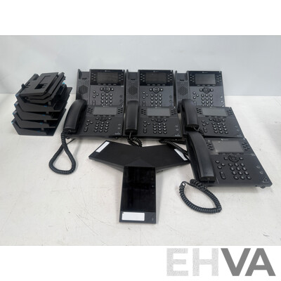 1x Polycom RealPresence Trio 8500 SIP Conference Phone + 5x VVX450 Business IP Phone