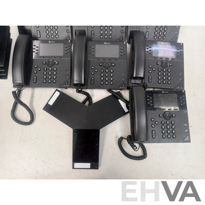 1x Polycom RealPresence Trio 8500 SIP Conference Phone + 5x VVX450 Business IP Phone