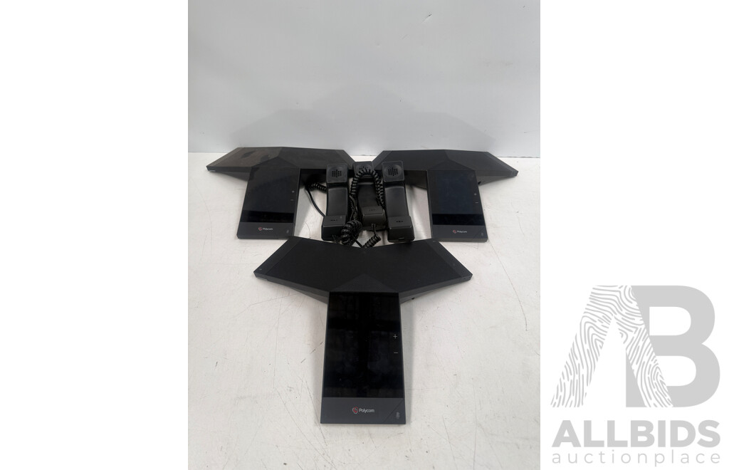 3x Polycom RealPresence Trio 8500 SIP Conference Phones