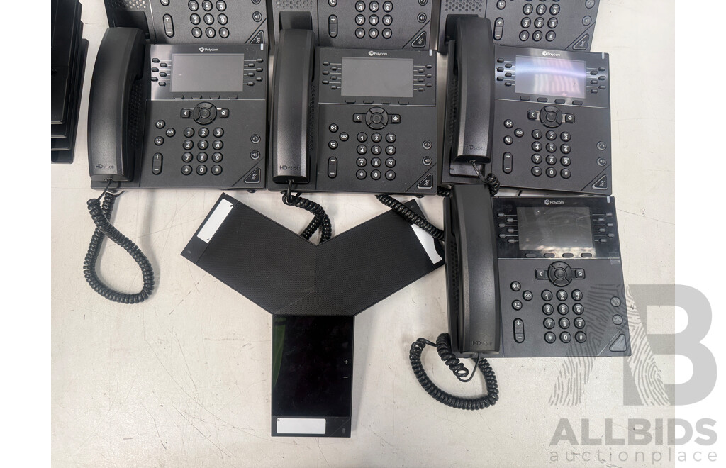 1x Polycom RealPresence Trio 8500 SIP Conference Phone + 5x VVX450 Business IP Phone