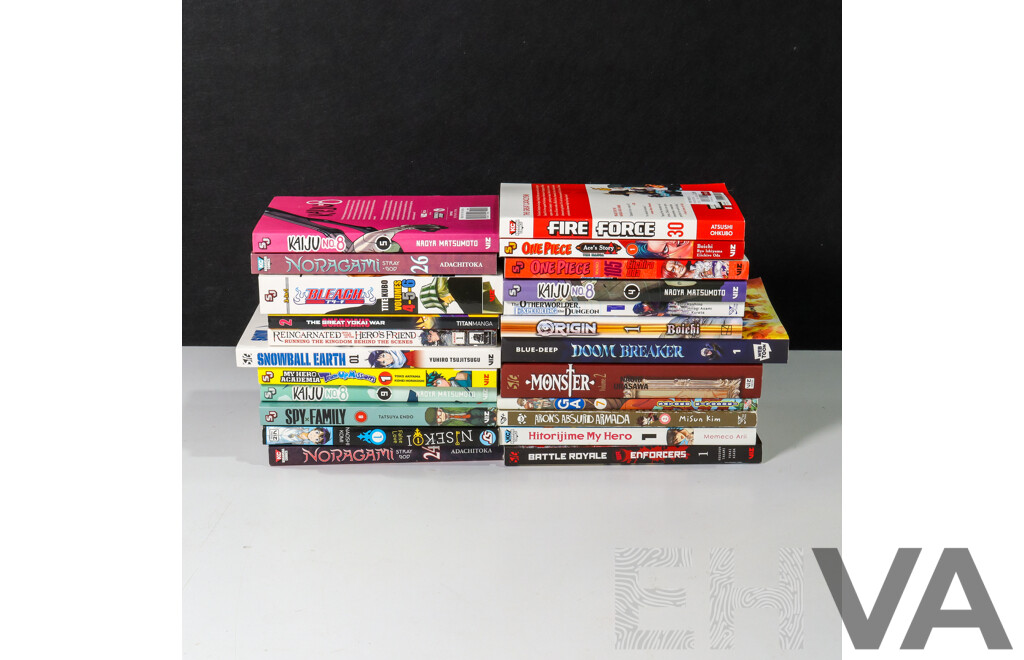 Collection of 17 Manga Books