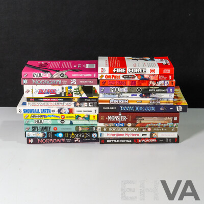 Collection of 17 Manga Books