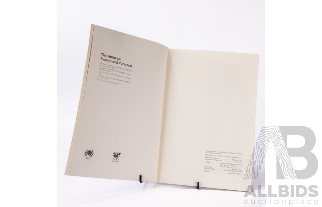 Collection of Three Australian Art Themed Soft Cover Books - Saltwater; The Australian Bicentennial Perspecta & Terra Australis (3)