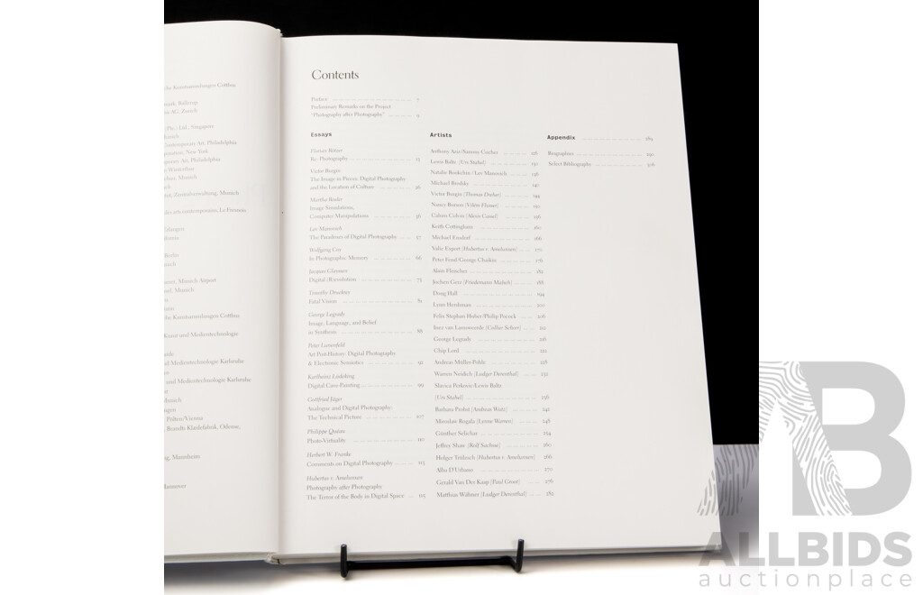 Photography After Photography - Memory and Representation in the Digital Age, Hard Cover Coffee Table Book, G+B Arts (1996), 31 x 25 cm