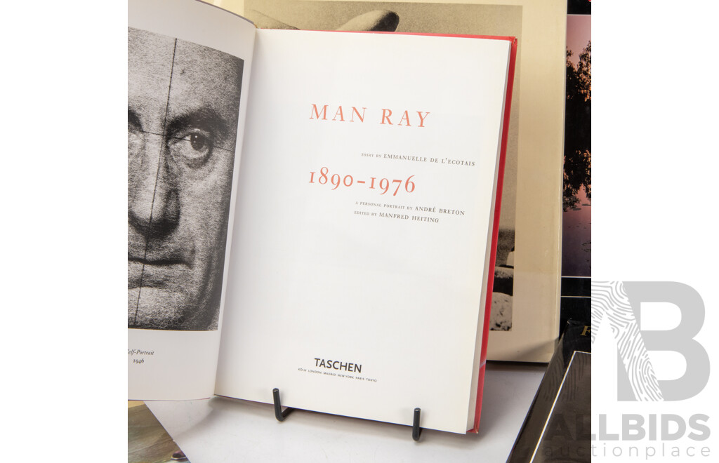 Collection of Books Largely Related to Photography Including Taschen Man Ray Icon Paperback, Annie Leibovitz Photographs and More (8)