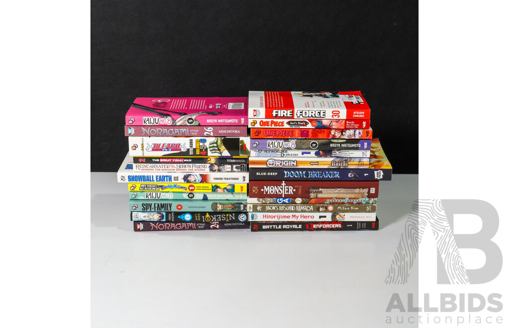 Collection of 17 Manga Books