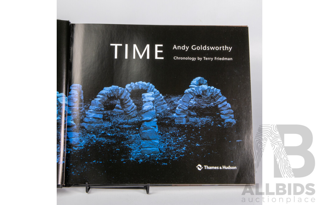 Andy Goldsworthy, (20th Century, British, 1956-), Group of Three Hard Cover Books: Time, Wall and The Andy Goldsworthy Project, Largest 31 x 29 cm (3)