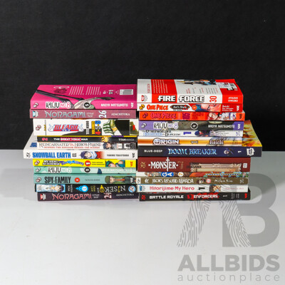 Collection of 17 Manga Books